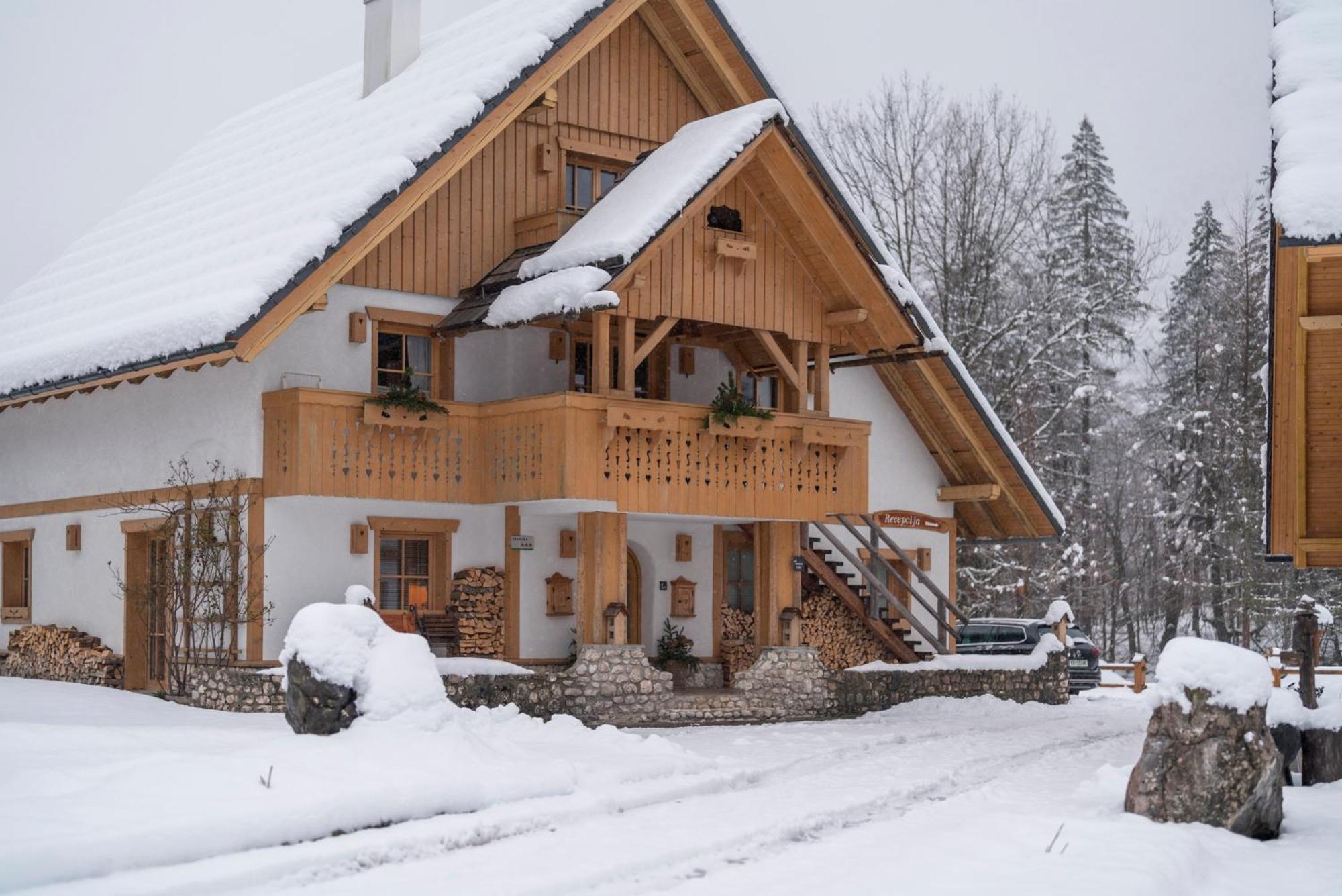 Alpik Chalets - Bohinj Exteriör bild